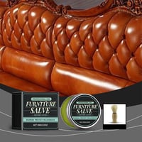 Furniture Salve for Leather - Polisher, Moisturizer, and Restorer for Couches and Furniture