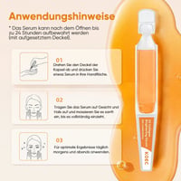 Hyaluronsäure- und Vitamin-C-Essenz für die Einzeldosierung