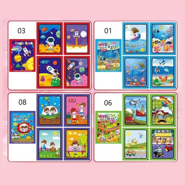 SALE - Herbruikbare schilderboeken voor kinderen