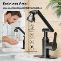 1080° Drehbarer Multifunktions-Wasserhahn aus Edelstahl