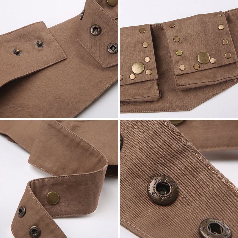 Brauner Westerngürtel im Vintage-Stil