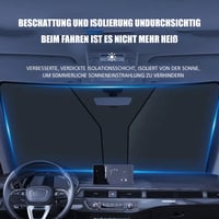 Windschutzscheiben-Sonnenschutz, faltbarer Sonnenschutz