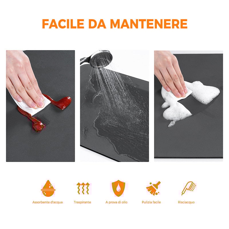 Tappetino drenante per cucina super assorbente