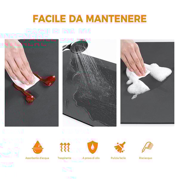 Tappetino drenante per cucina super assorbente