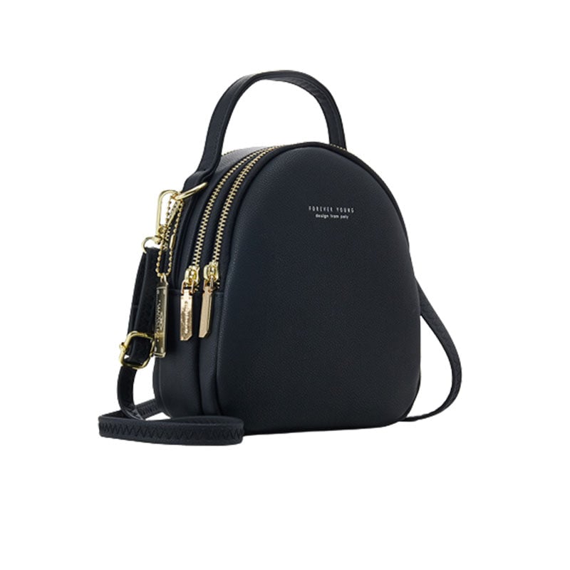 Leichte Umhängetasche mit mehreren Fächern