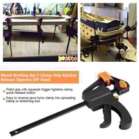 Heavy Duty F Clamp for Woodworking