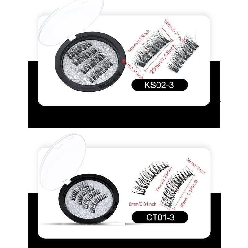 3D Quantenmagnetisches Wimpernset