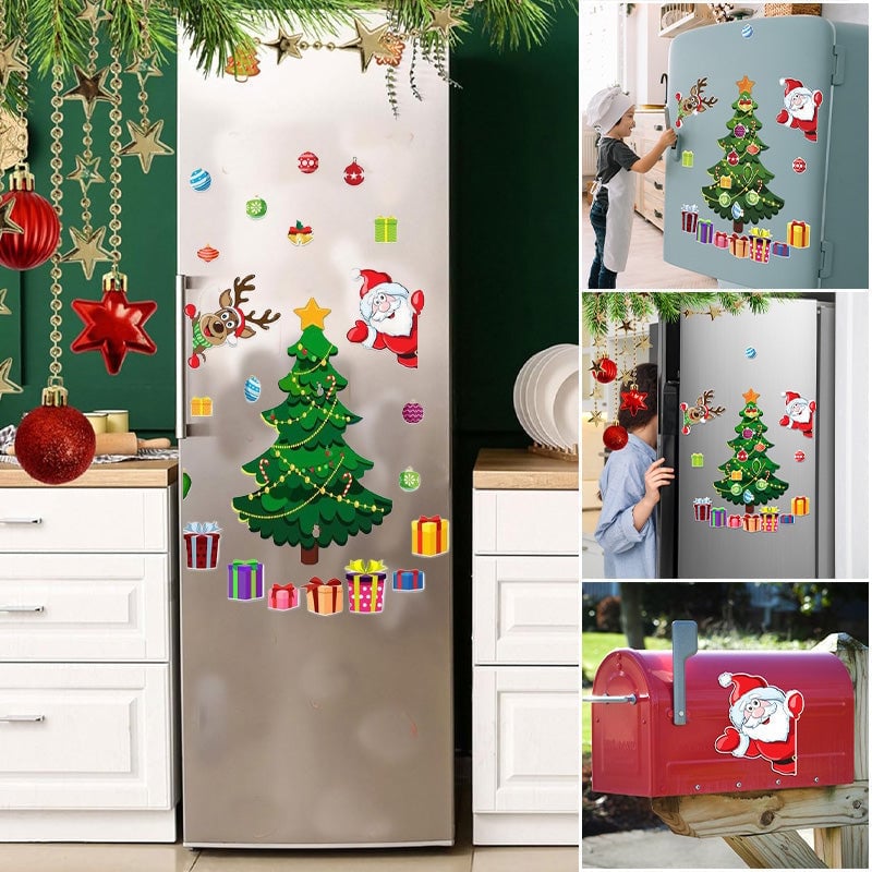 Kerstdecoratie koelkastmagneet