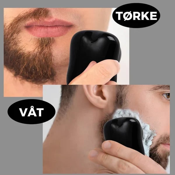 Bærbar elektrisk barbering med lomme