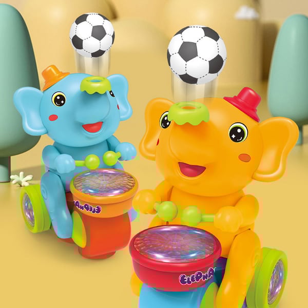 Interactive LED Elephant Toy for Toddlers & Kids with Realistic Sounds