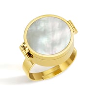 Lip balm, lipstick, and ring storage