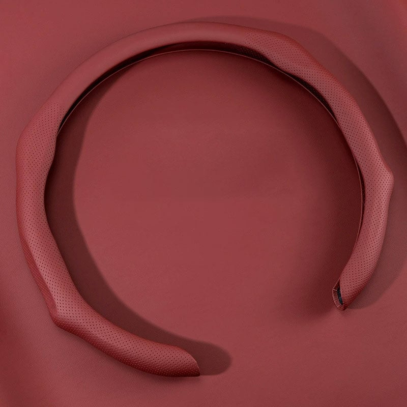 Leather Steering Wheel Cover