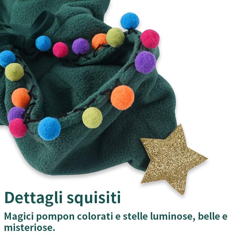 Mantello natalizio per animali domestici