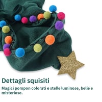 Mantello natalizio per animali domestici
