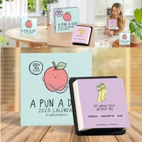 🥳2025 A Pun A Day Desktop Calendar