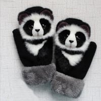 Moufles Mignonnes à Motif Animaux 3D