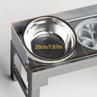 Adjustable Elevated Dog Bowl