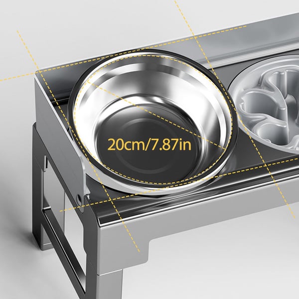 Adjustable Elevated Dog Bowl