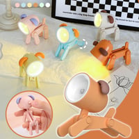 Mini lampe de nuit LED en forme de chiot et de cerf avec dessin animé mignon