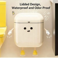 Cartoon Wall-Mounted Trash Bin