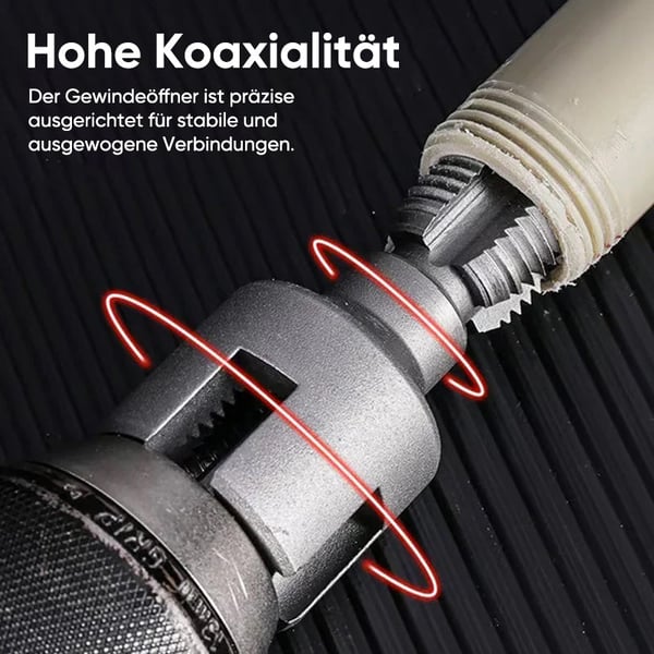 Integriertes Werkzeug für Innen- und Außengewinde