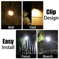 USB & Solar Powered Motion Sensor Clip Lights