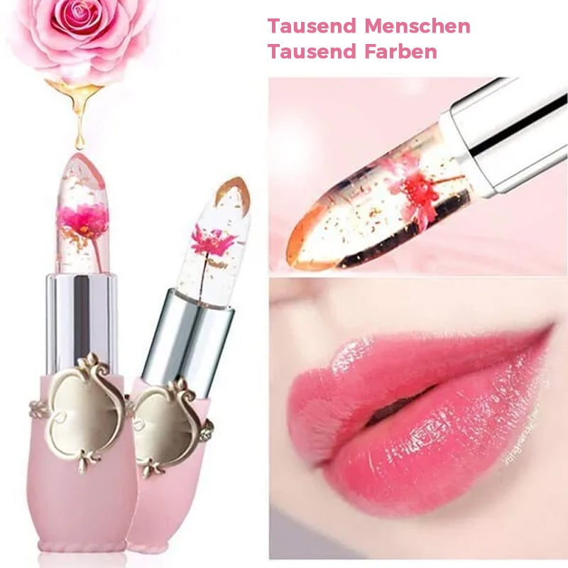 ✨Blumen Temperaturempfindlicher faebverändernder Lippenstift