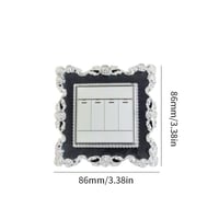 Flower Design Decorative Switch Cover
