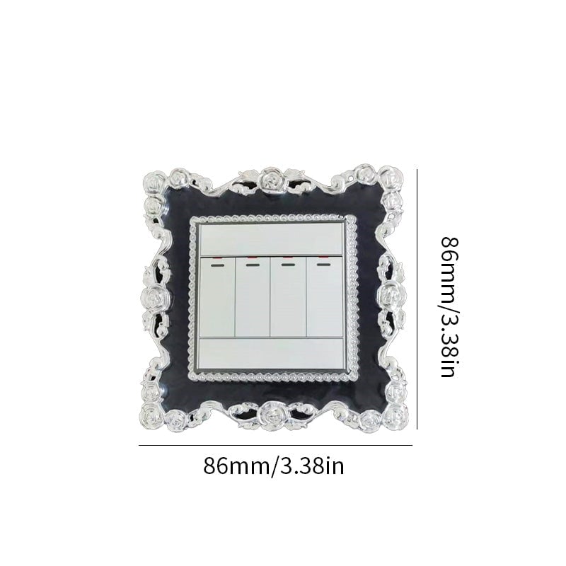 Flower Design Decorative Switch Cover