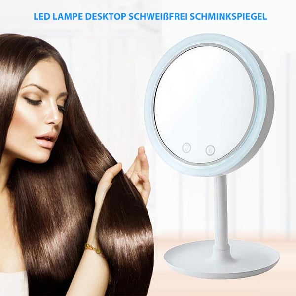 LED Schminkspiegel mit Lüfter
