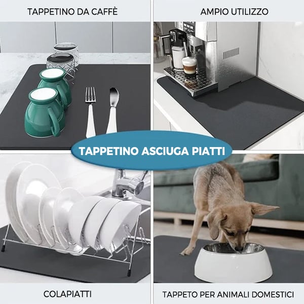 Tappetino drenante per cucina super assorbente