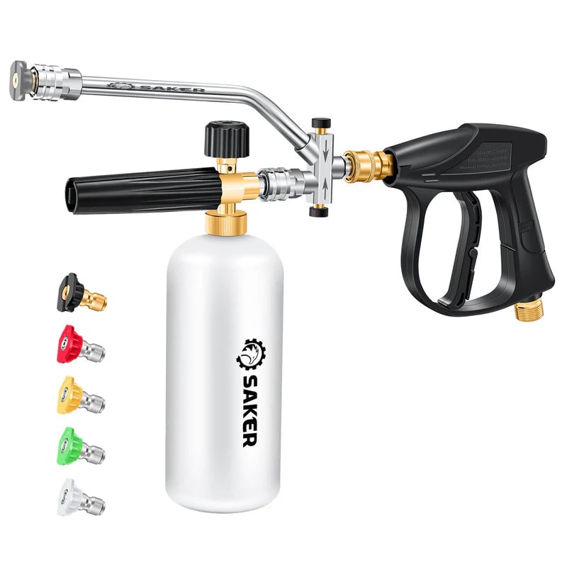 Améliorez votre expérience de lavage de voiture - Accessoire à double connecteur pour canon à mousse