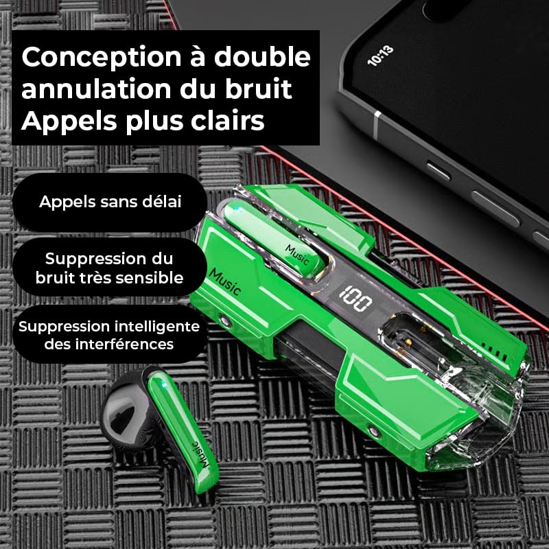 Casque sans fil semi-intra-auriculaire