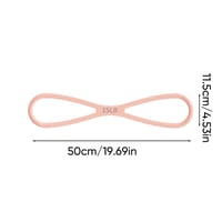 New 8-Shaped Silicone Resistance Band with Massage Grip