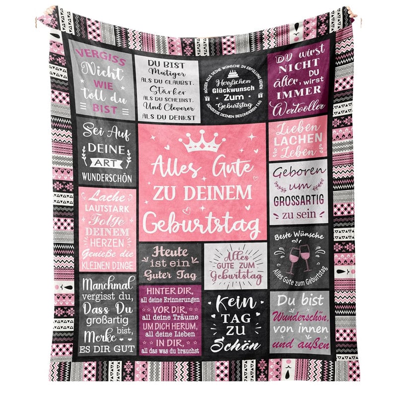 Flannel Printed Throw Blanket