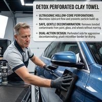 Professional Synthetic Clay Towel for Advanced Auto Detailing