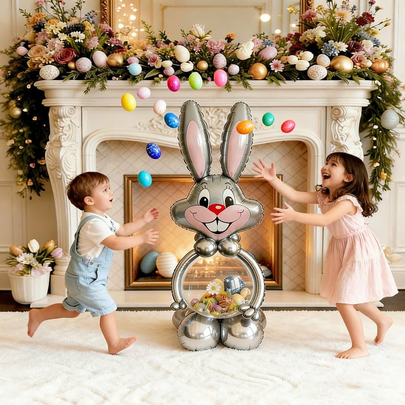 Easter Bunny Balloon Set