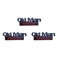 Old Man Edition Car Badge
