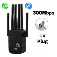 Upgraded 6-Antenna WiFi Extender 1200Mbps