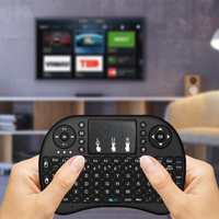 i8 Mini Wireless Tri-Color Backlit Running Keyboard