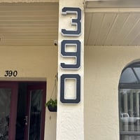 Solar-Powered Outdoor House Number Light