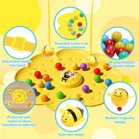 Colorful Multifunctional Magnetic Bee Toy