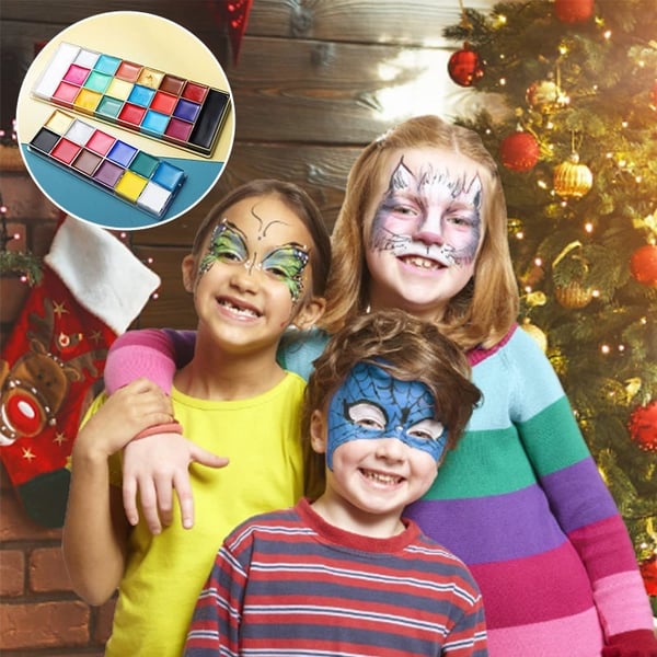 Professional Oil-Based Face & Body Paint Palette