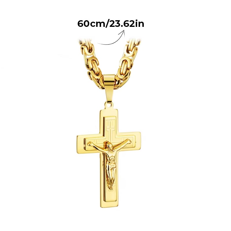 Stainless steel cross necklace