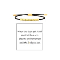 Braided Adjustable Inspire Bracelet
