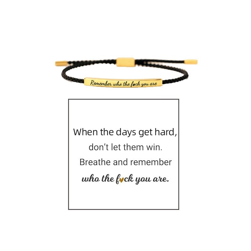 Braided Adjustable Inspire Bracelet