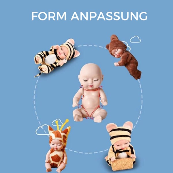 Schöne Mini-Schlafpuppe