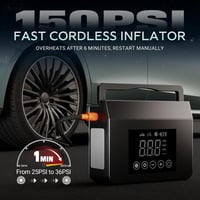 Portable Car Jump Starter with Air Compressor & Tire Inflator