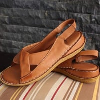 Neue Damen Geknotete Bequeme Flache Sandalen