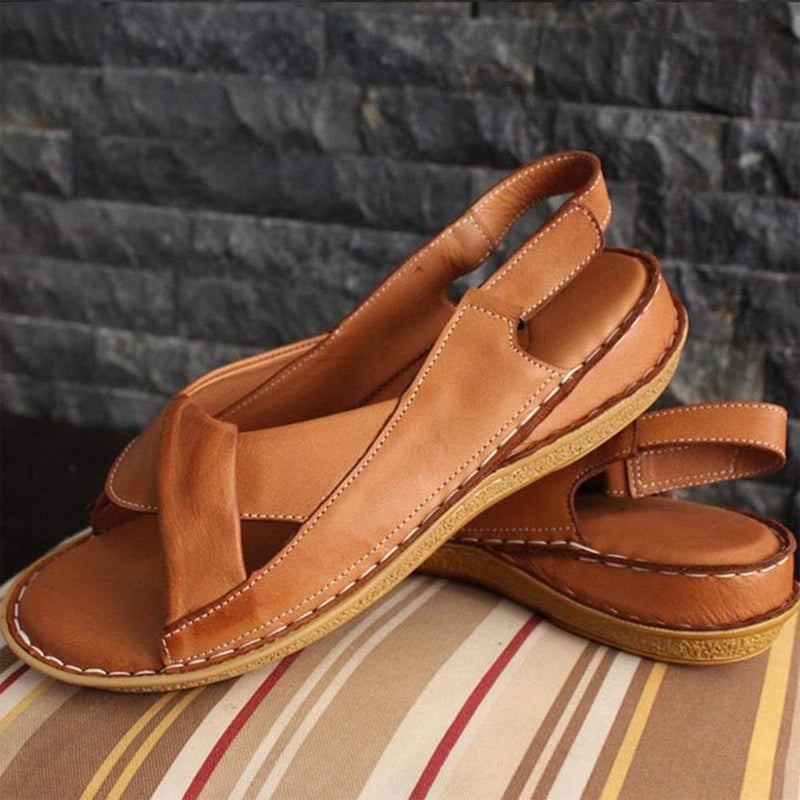 Neue Damen Geknotete Bequeme Flache Sandalen